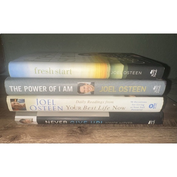 Joel Osteen Book Lot- 3 Joel Osteen 1 Joyce Meyer - Picture 1 of 3